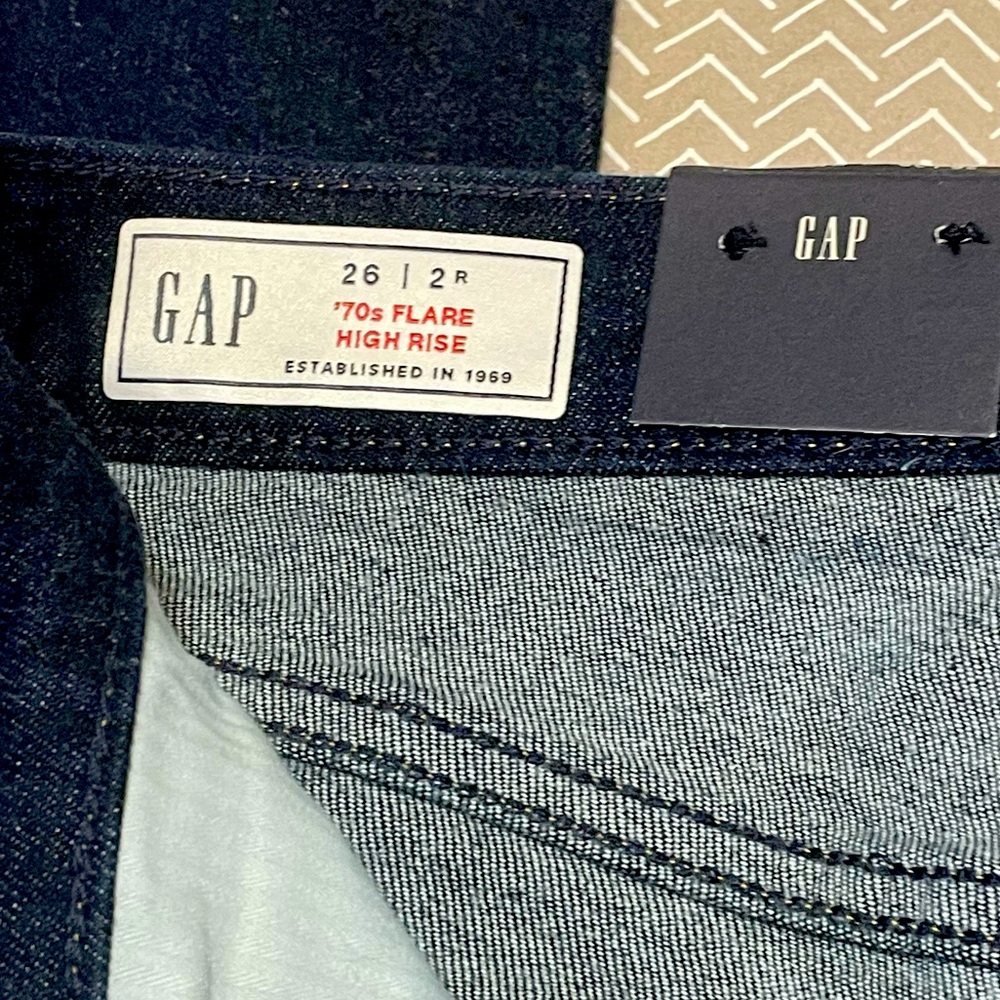 GAP 70’s Flare Wide Leg Blue Jeans - Picture 10 of 13